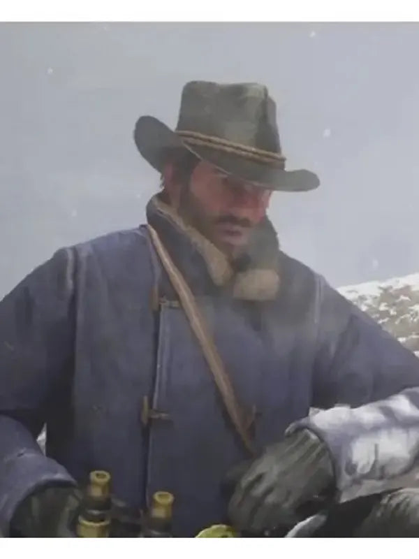 Game Red Dead Redemption 2 Roger Clark Blue Coat