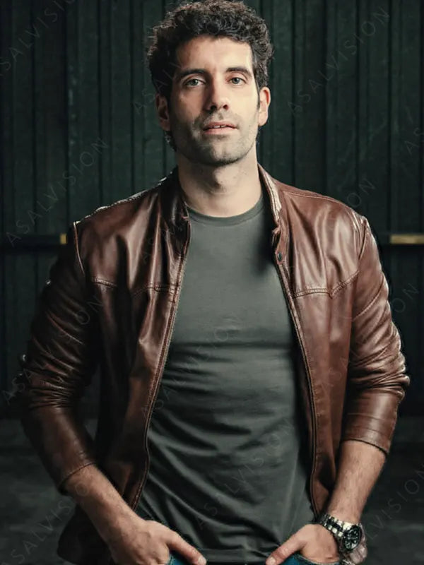 Gangs Of Galicia 2024 Daniel Brown Leather Jacket