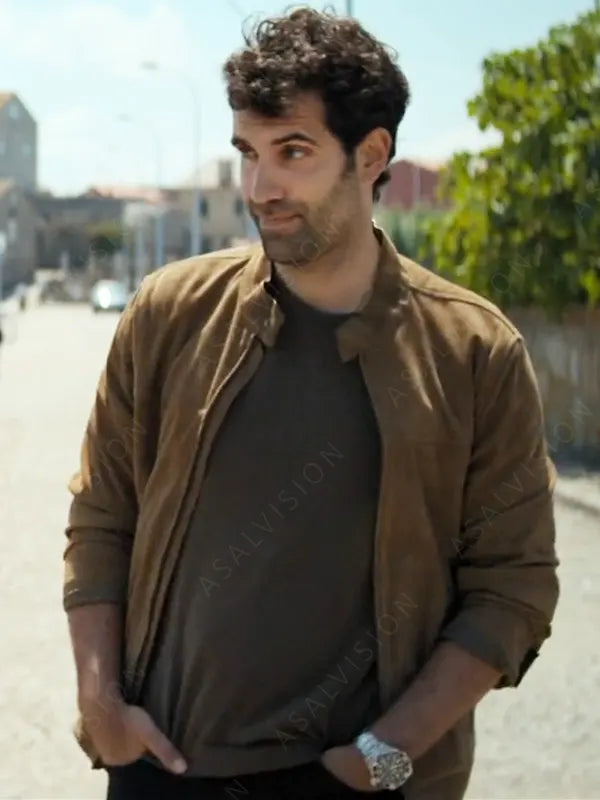 Gangs Of Galicia Tamar Novas Suede Leather Jacket