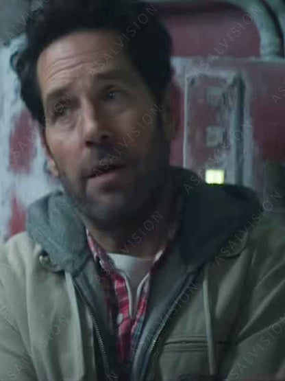 Gary Grooberson Movie Ghostbusters Frozen Empire Paul Rudd Beige Cotton Jacket