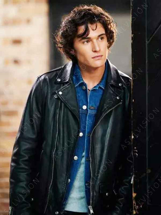 Geek Girl 2024 Nick Park Black Leather Jacket