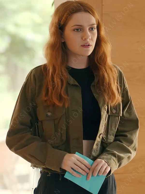 Geek Girl Season 1 Harriet Manners Green Jacket