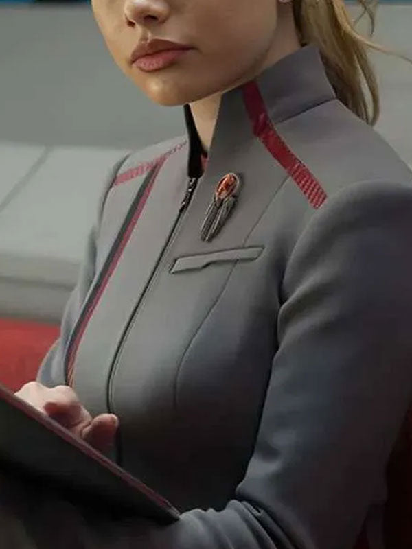 Star Trek Starfleet Academy Genesis Lythe Grey Jacket