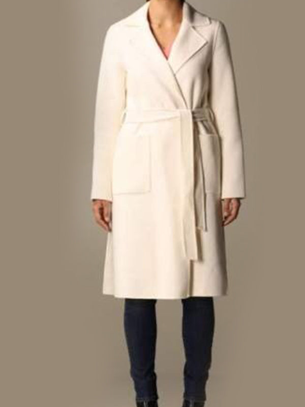Georgia Miller Ginny & Georgia Brianne Howey White Trench Coat