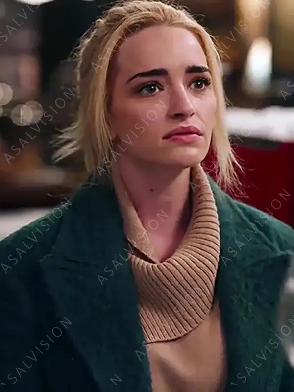 Georgia Miller Ginny & Georgia Green Wool Coat