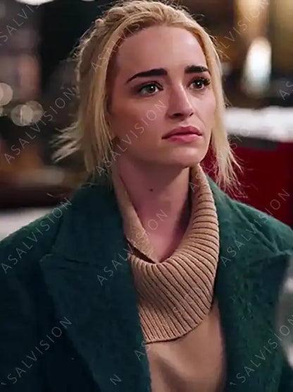 Georgia Miller Ginny & Georgia Green Wool Coat