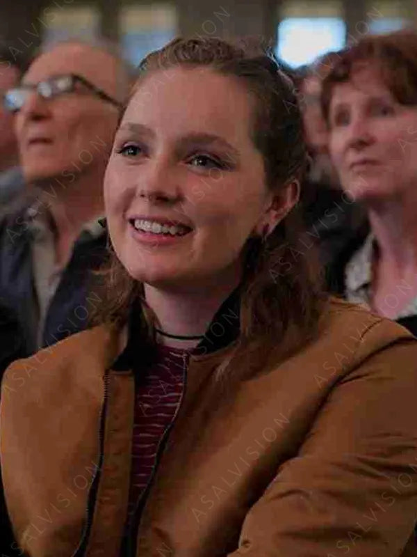 Gertie Movie Coda 2021 Amy Forsyth Brown Bomber Jacket
