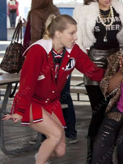 Glee Cheerios Cheerleading Red and White Jacket