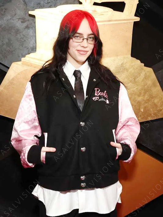 Grammys Award 2024 Billie Eilish Barbie Jacket
