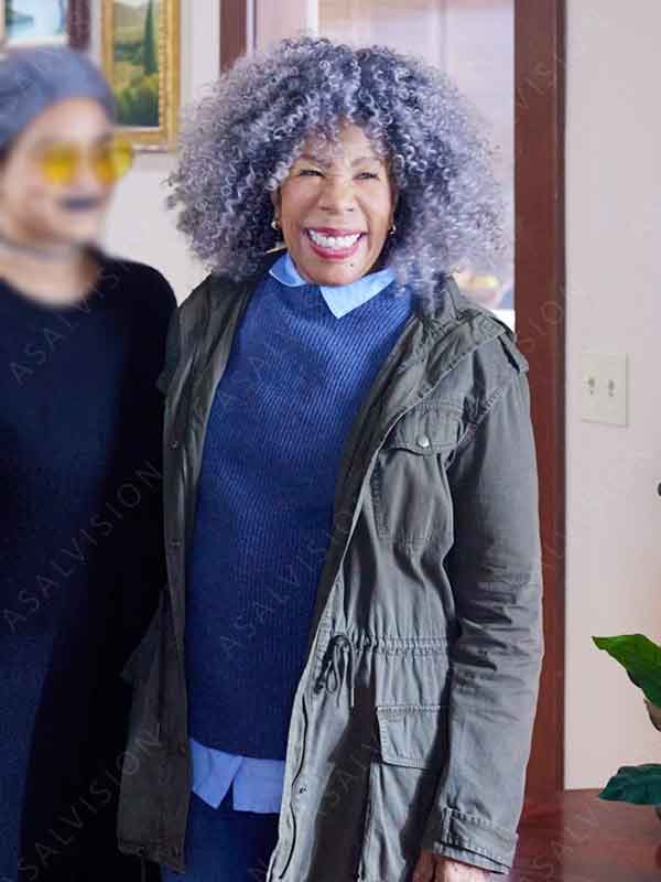 Grandma Donna Movie CrimeTime Freefall 2024 BJ Harrison Hooded Jacket