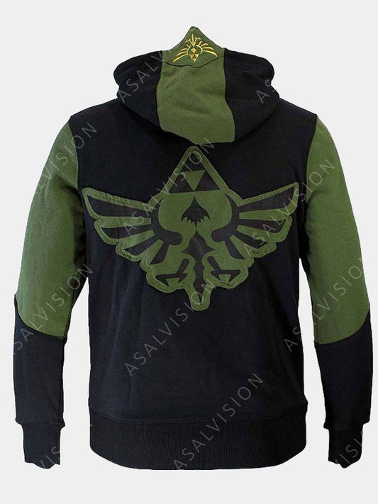 Green And Black The Legend Of Zelda Hoodie