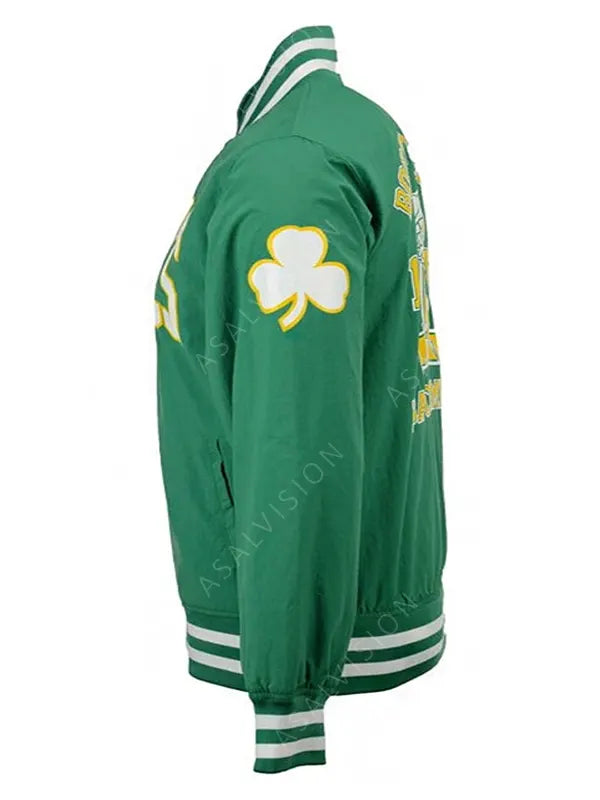 Green Warm-Up Bomber Jacket