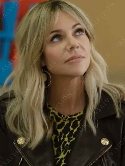 Hacks DJ Vance Black Leather Jacket