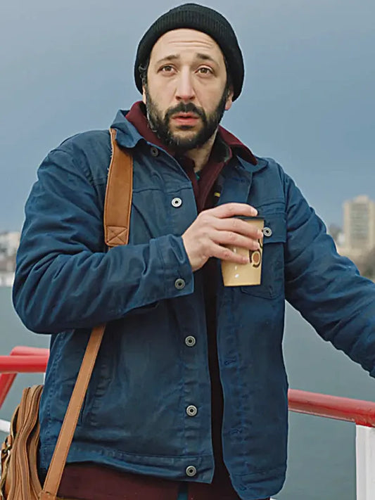 Hangdog 2024 Desmin Borges Blue Cotton Jacket