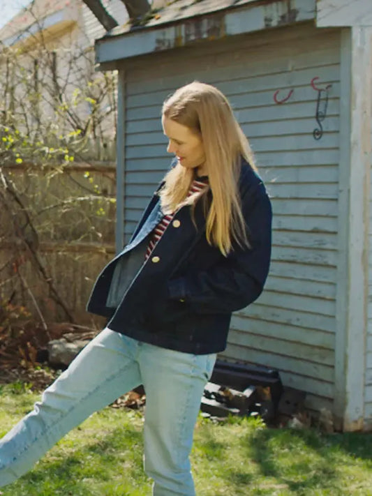 Hangdog 2024 Wendy Blue Cotton Jacket