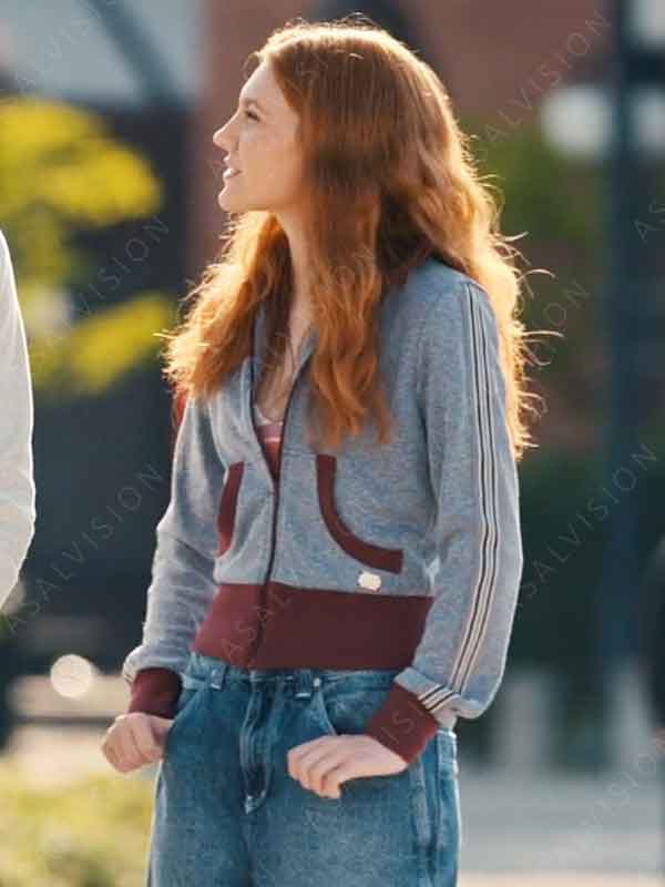 Harriet Manners Geek Girl 2024 Emily Carey Gray Cropped Jacket