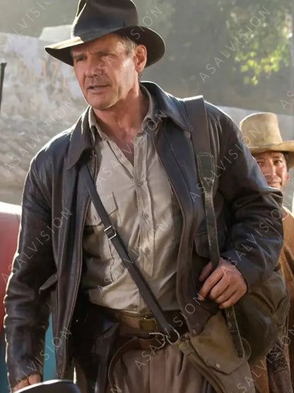 Harrison Ford Indiana Jones And The Dial Of Destiny 2023 Leather Jacket