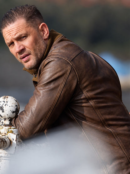 Harry Da Souza Brown Leather Jacket
