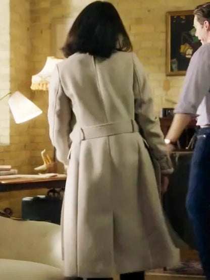 Haunted Wedding 2024 Jane White Trench Coat