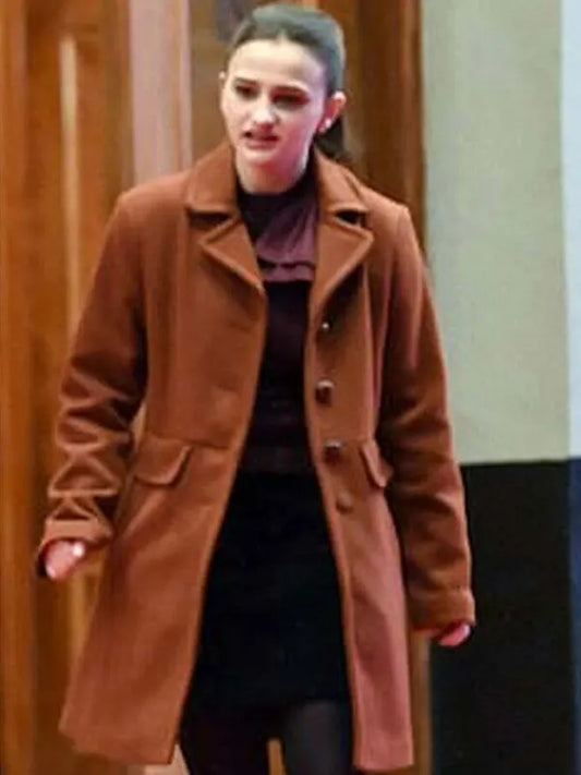 Hawkeye Ava Russo Brown Coat