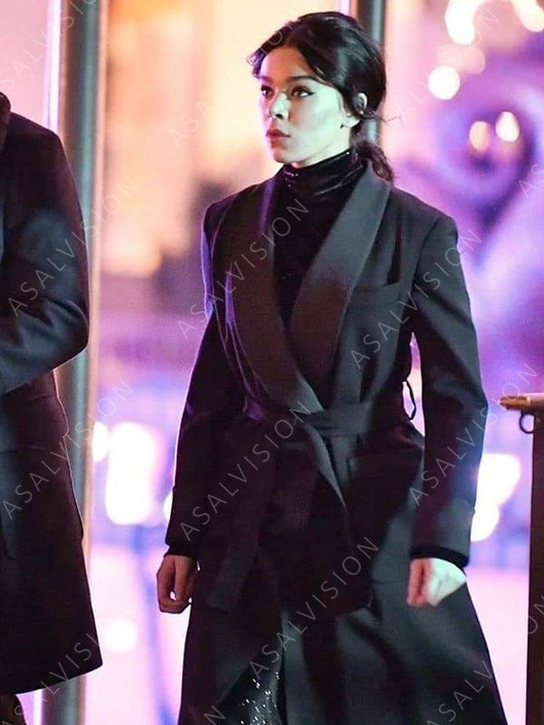 Hawkeye Black Wool Trench Coat