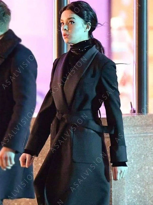 Hawkeye Kate Bishop Trench Black Coat