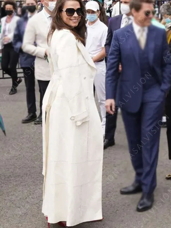 Hayley Atwell Grace Off-White Trench Coat