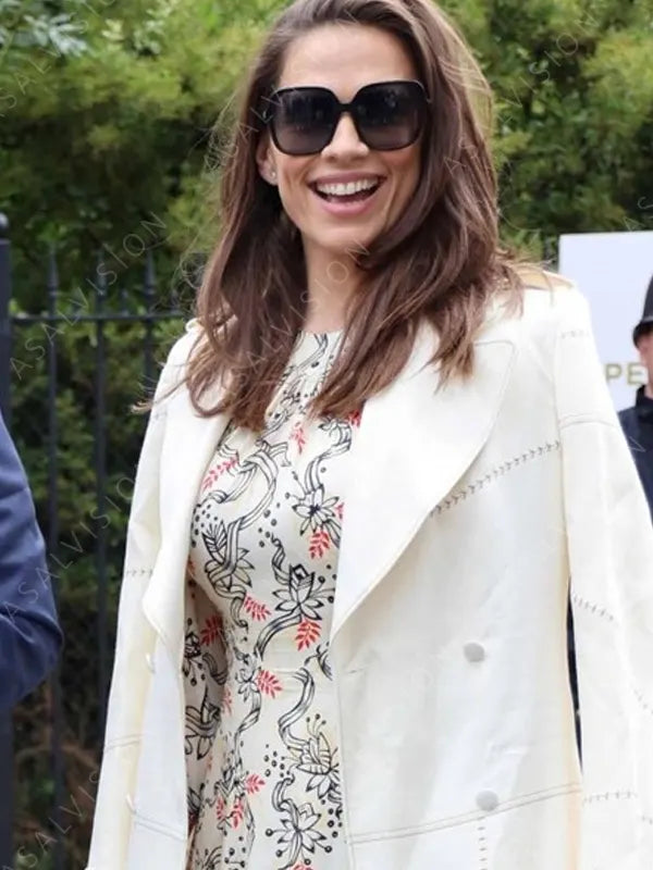 Hayley Atwell Mission Impossible 7 Grace Off-White Trench Coat
