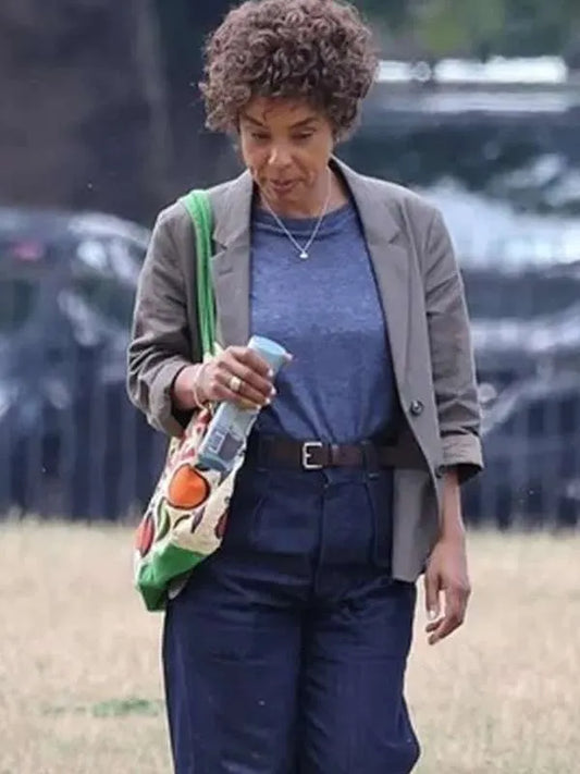 Heart of Stone 2023 Sophie Okonedo Grey Blazer