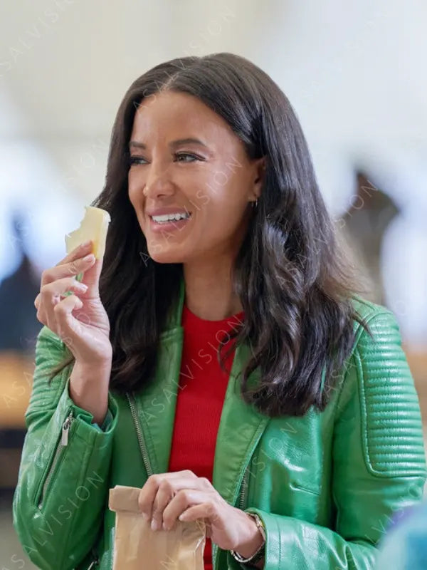 Heather Hemmens A Pinch Of Portugal Leather Jacket