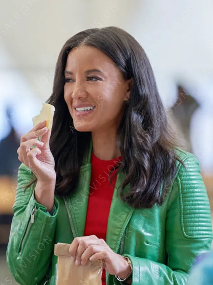 Heather Hemmens A Pinch Of Portugal Leather Jacket