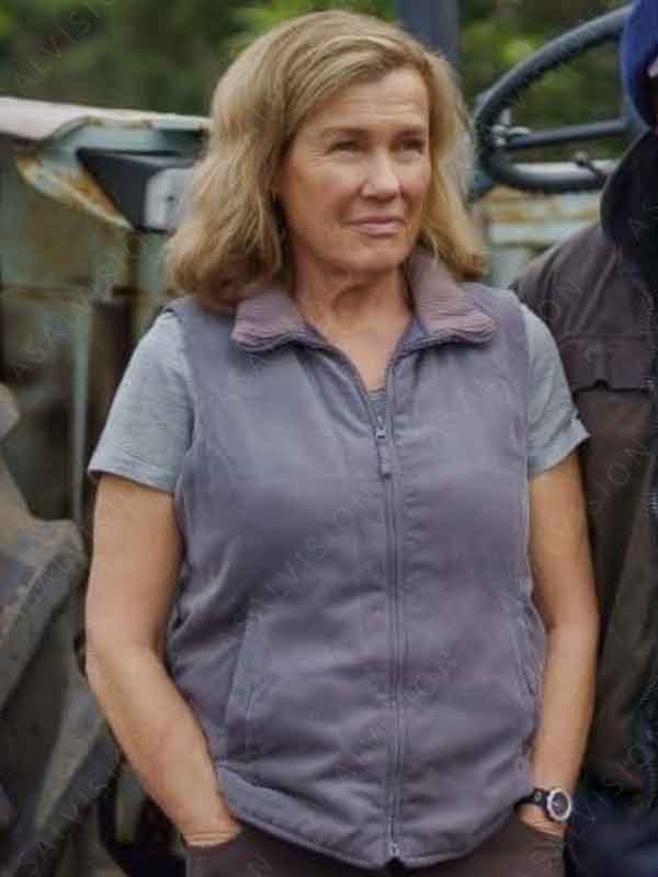 Heather TV Series Far North 2023 Robyn Malcolm Cotton Vest