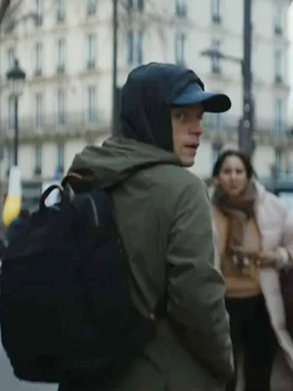 Heller The Amateur Rami Malek Cotton Hooded Jacket