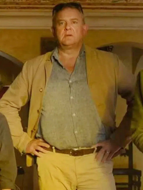 Henry Brown Paddington In Peru 2024 Hugh Bonneville Cotton Jacket