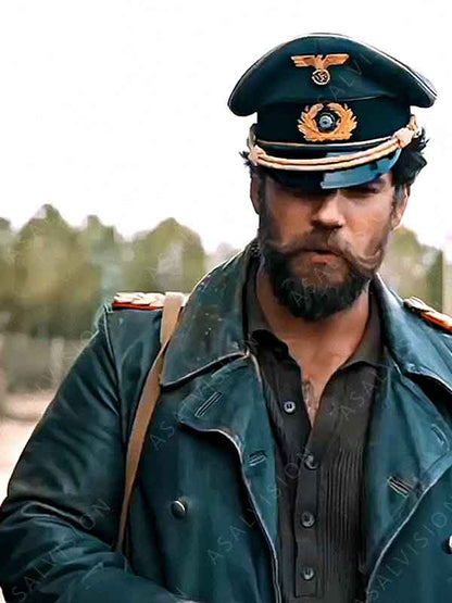 Henry Cavill The Ministry of Ungentlemanly 2024 Warfare Black Leather Coat