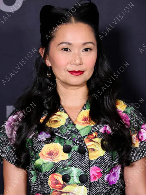 Hong Chau The Menu 2022 Elsa Wool Floral Blazer