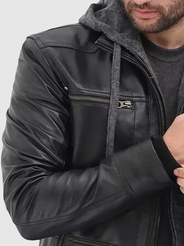 Hooded Jacket For Men's