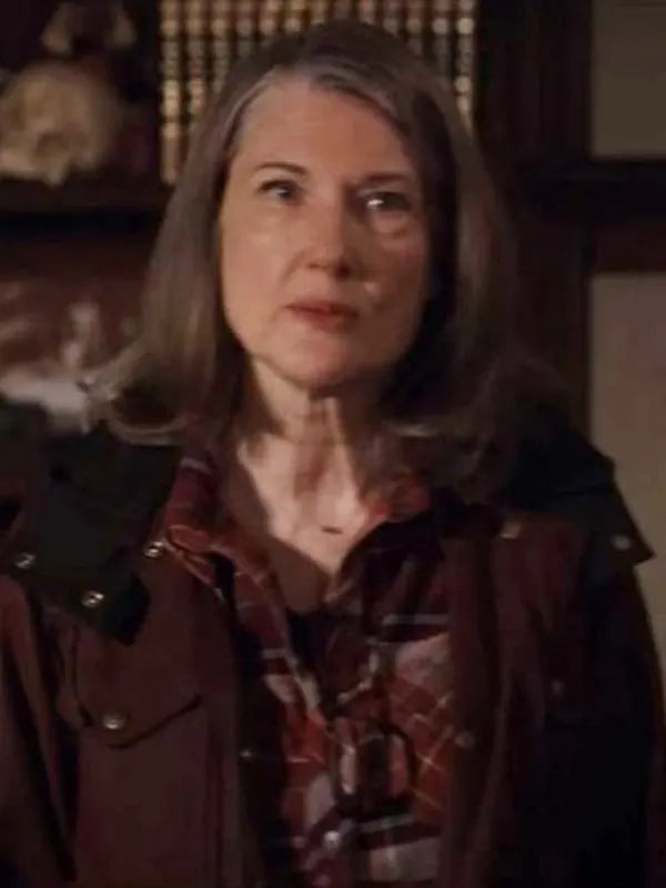 Hope McCrea Virgin River Annette O’Toole Brown Hooded Coat