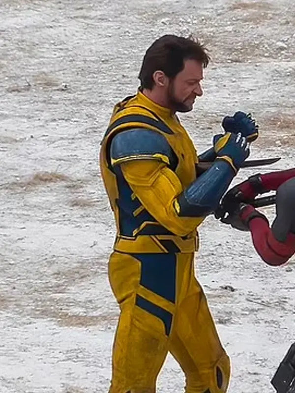 Hugh Jackman Deadpool & Wolverine Logan Yellow Jacket