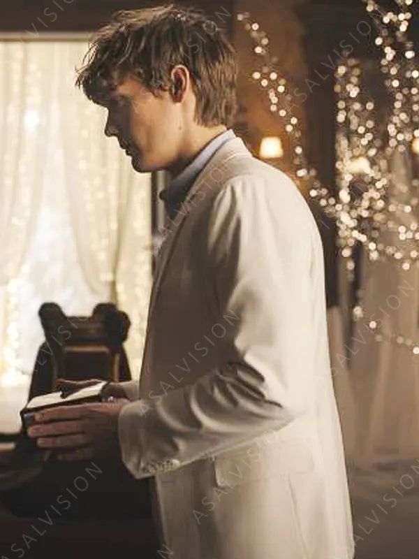 Wednesday Tyler Galpin White Blazer Coat