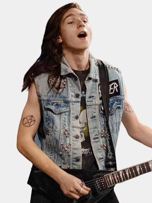 Hunter Sylvester Metal Lords Denim Vest