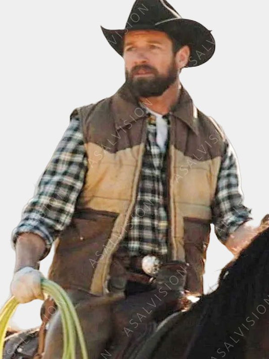 Ian Bohen Yellowstone Ryan Puffer Vest