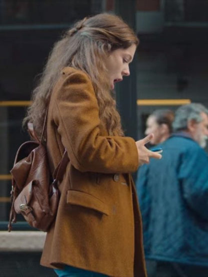 Irene Brown Wool Coat