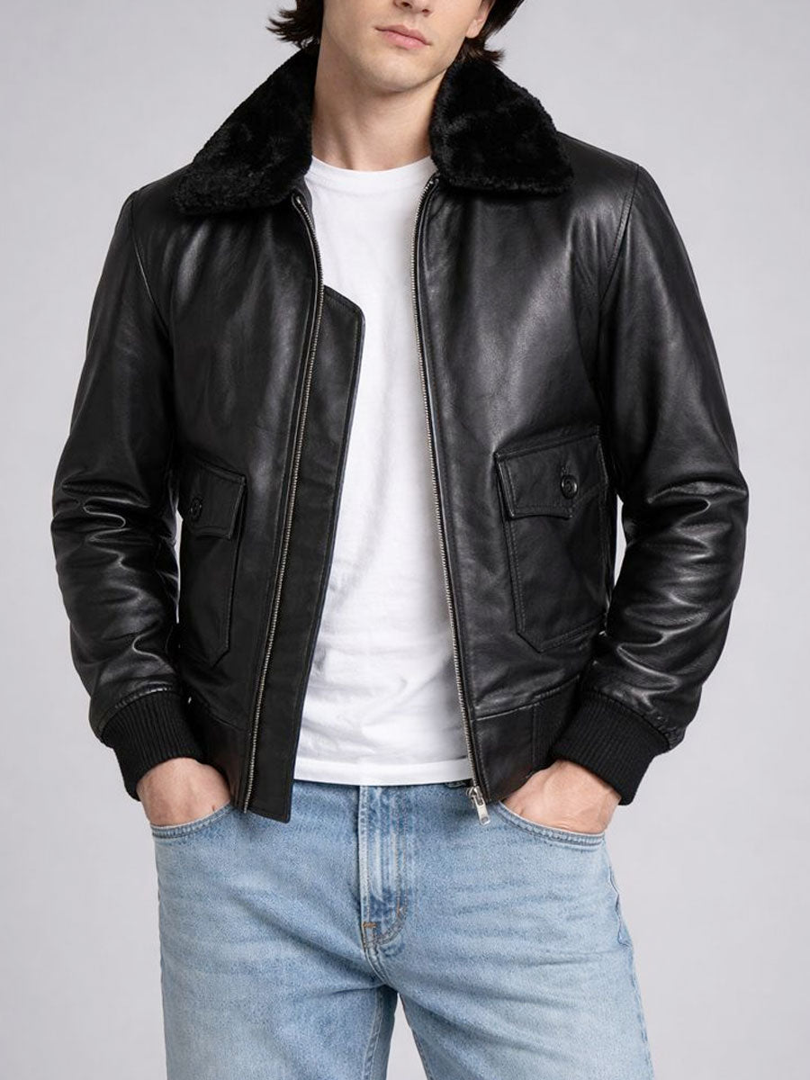 Ironik G-1 Bomber Leather Jacket