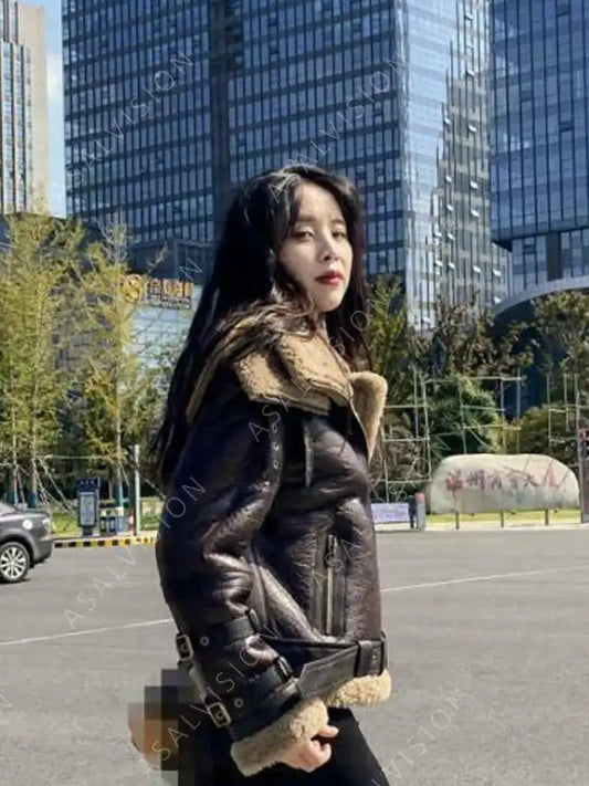 Isabella Shearling Leather Jacket