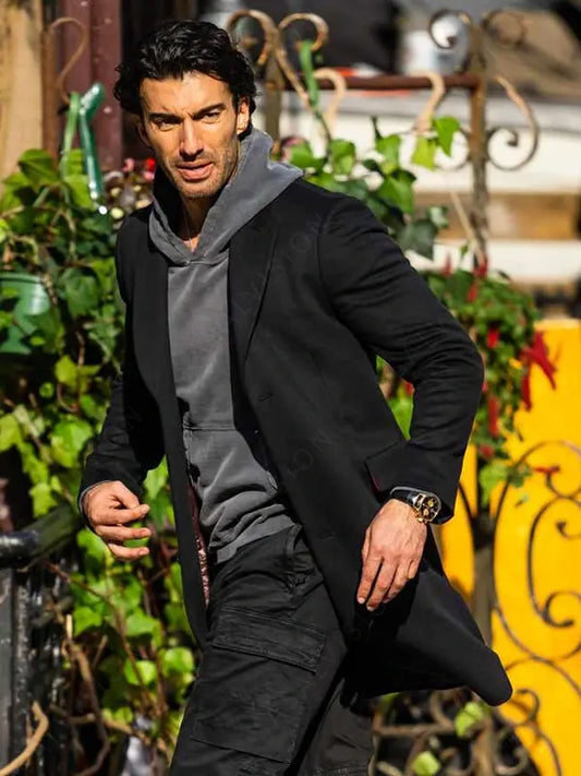 It Ends with Us Ryle Kincaid Black Trench Coat