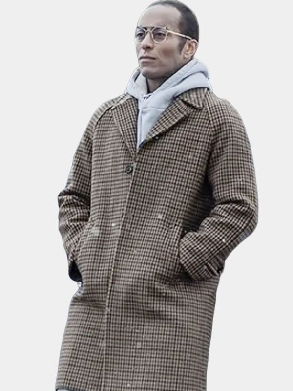 JP Gibbs Power Book IV Brown Checked Coat