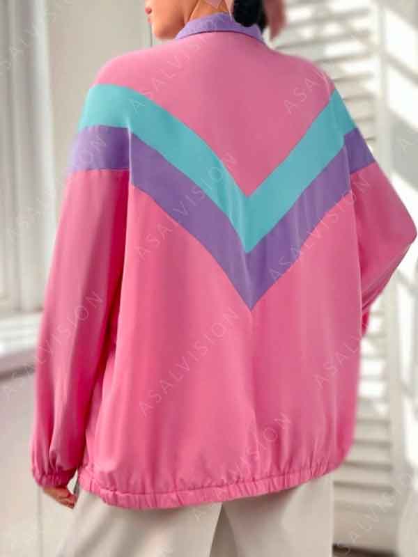 Jackie Movie Love Lies Bleeding 2024 Katy O’Brian Multicolor Jacket