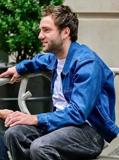 Jackson White Tell Me Lies S02 Stephen DeMarco Blue Denim Jacket