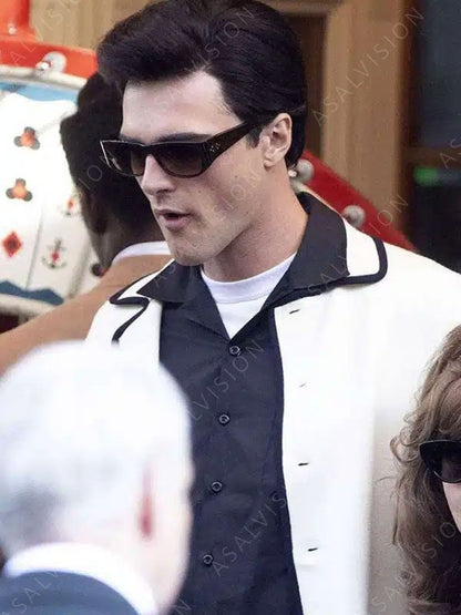 Jacob Elordi White Blazer